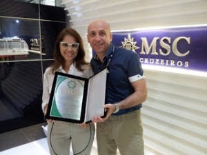 FENACELBRA reconhece trabalho da MSC Cruzeiros direcionado aos celíacos
