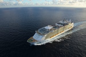Oasis of the Seas pode retornar à Europa em 2014