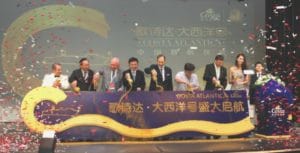 Costa Atlantica inicia cruzeiros desde Shangai com presença de Miss Universo.