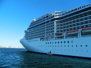 Em três meses navios da MSC Cruzeiros chegam à América do Sul