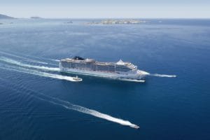 MSC Divina terá ciclismo aquático