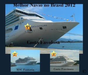 Melhor Navio no Brasil 2012: Costa Favolosa