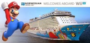 Nova parceria com a Nintendo leva o novo Wii U para os navios da NCL