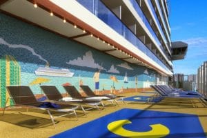 Costa Diadema terá promenade externa com jacuzzis, bares e restaurantes