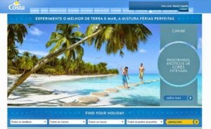 Costa Cruzeiros reestrutura site e lança aplicativo para o mercado brasileiro