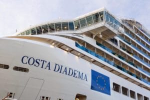 Costa Diadema é apresentado oficialmente no estaleiro Fincantieri