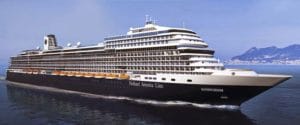 Reservas para novo navio da Holland America já estão abertas