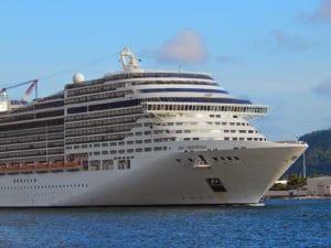 MSC transportou 249 mil passageiros na América do Sul em 2014/2015