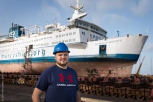 Grupo Costa embarca primeiro voluntário no navio-hospital Africa Mercy