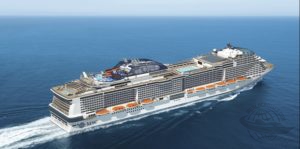 MSC Belíssima será batizado em Southampton