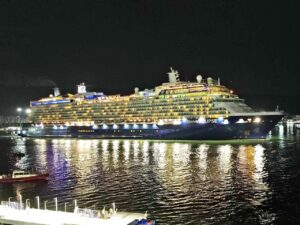 navios em trânsito Santis